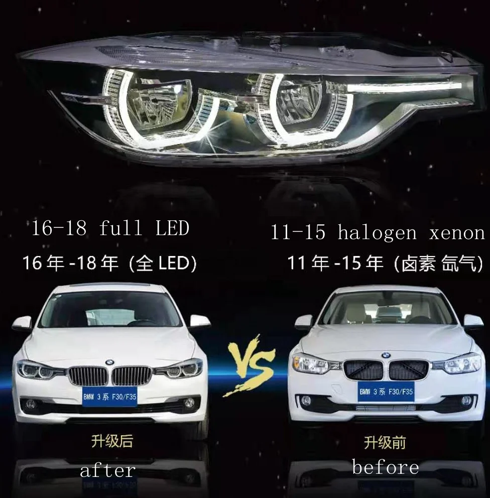 upgrade to full LED headlamp headlight 2016-2018 for BMW 3 series F30 halogen Xenon head lamp head light 2013-2015 on m.alibaba.com