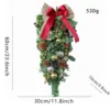 Linen Ribbon Gold Fruit Christmas Tree