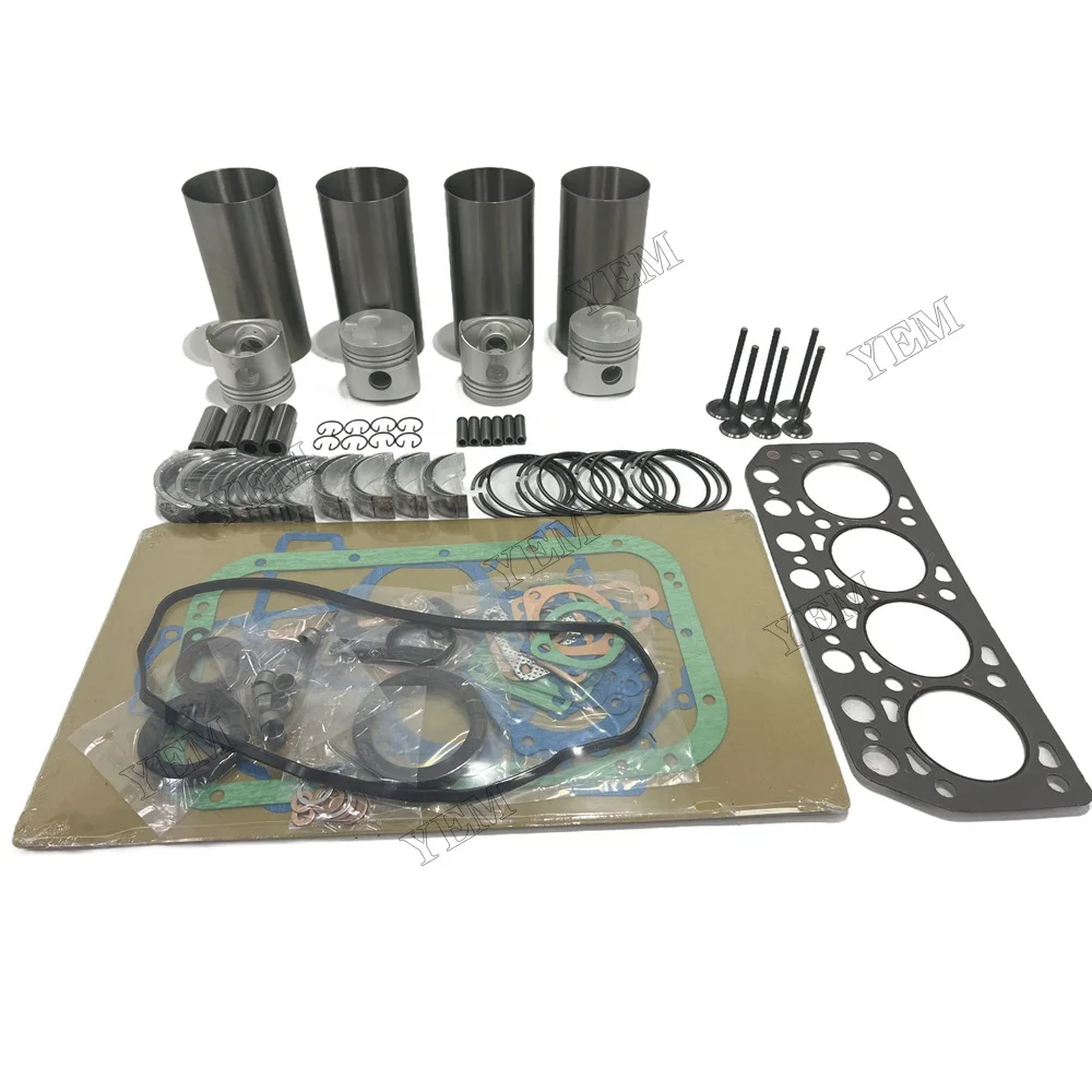 K4E Overhaul Rebuild Kit for Mitsubishi Engine K4E-DI Excavator MX35 MX45 Parts