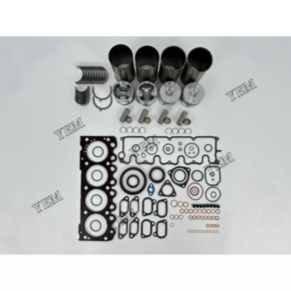 For Deutz BF4L1011 Cylinder Liner and Gasket Kit With Bearing Set Diesel Engine Parts