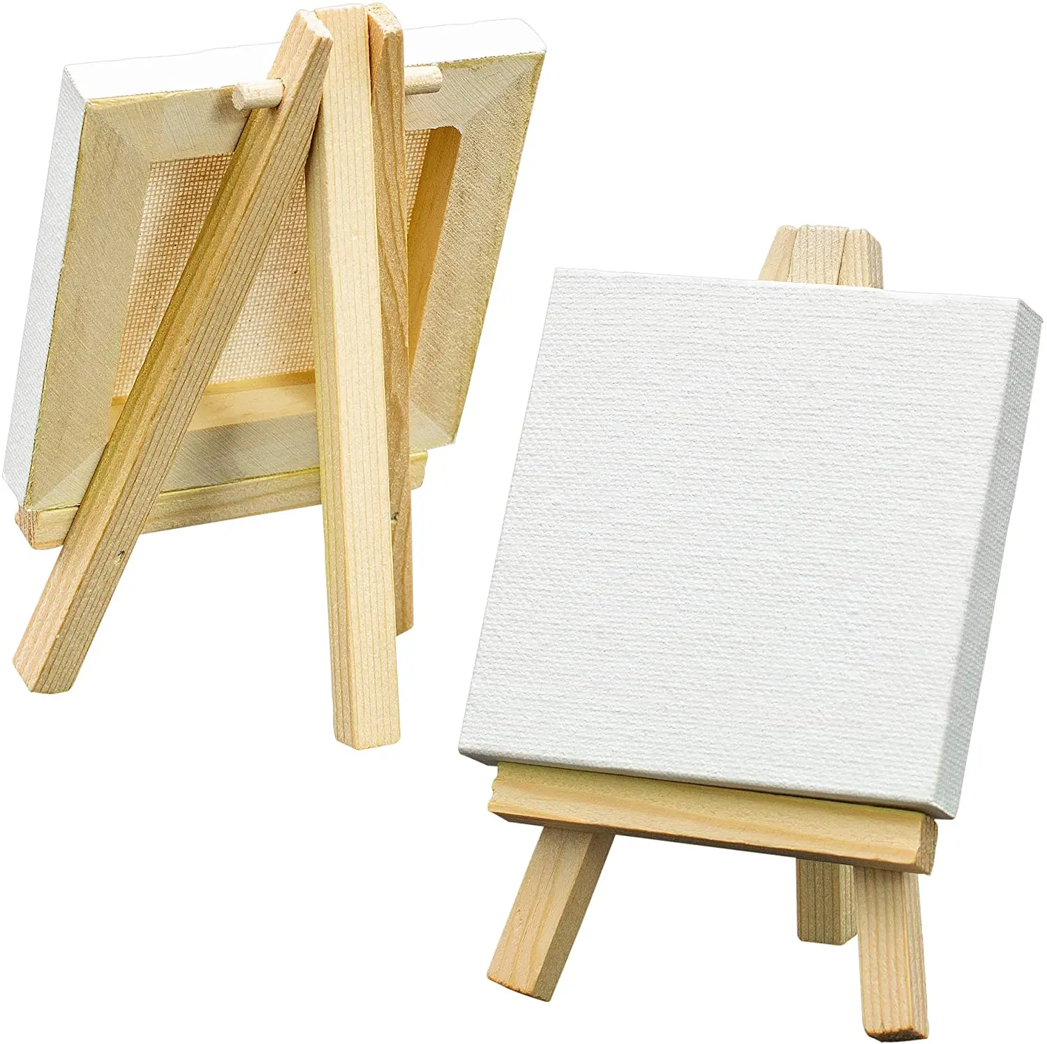 Canvas and Easel Set Painting Craft Drawing Art Decoration Canvas Painting Board Stand Kit