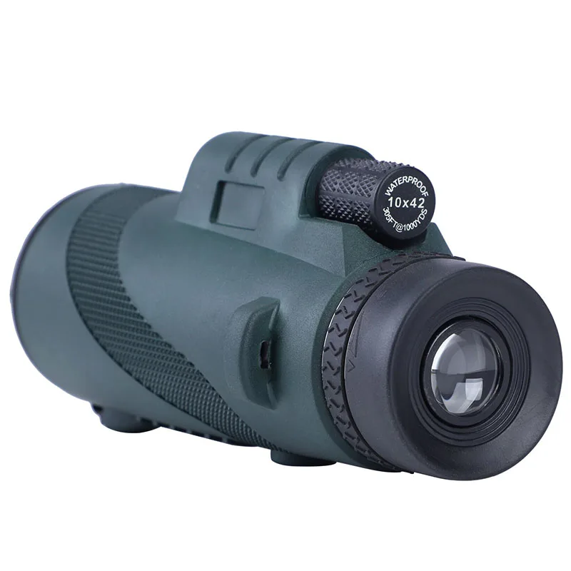 Монокулярный телескоп 12X50 высокомощные точечные трубы-низкое ночное видение с зажимом для телефона и штативом