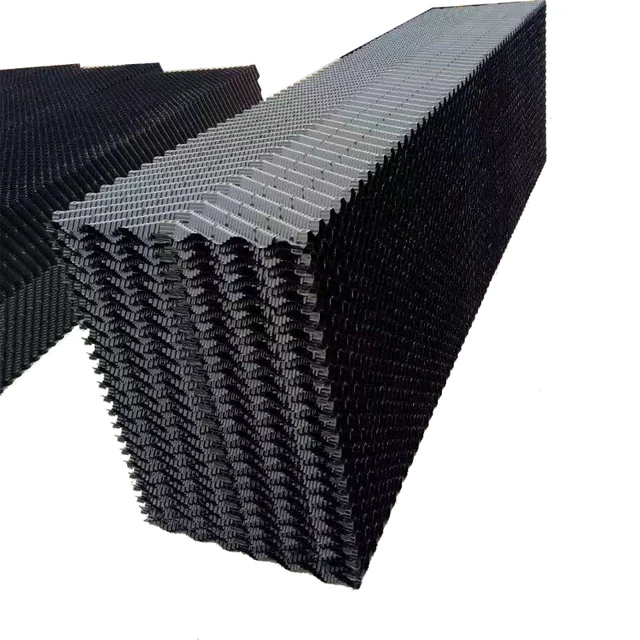 PVC fill for water cooling tower Honeycomb Type Cooling Tower 1000*500mm Filling Material PVC Filler