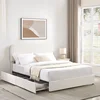 Ivory + Upholstered + Foam