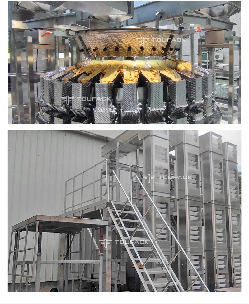 Fully Auto Multihead Weigher Packing Machine with 10" Color Touch Screen and 1 Year Warranty
