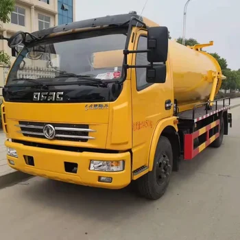 Pipeline dredging, high-pressure cleaning, suction truck, sludge septic tank, suction truck can be customized