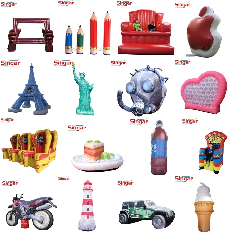 Custom Inflatables Huge Inflatable Pencil Model Pencil Balloon with Light for Promotion