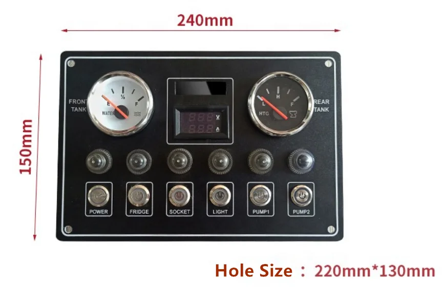 Rv Intelligent Control System Control Panel for Ambulance RV Trailer Motorhomes  Car Auto