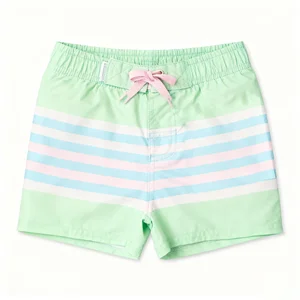 Custom Cute Pink Breathable Spandex/Polyester Bathing Suits for Girls From Baby to Teenage Beach and Swimming Costumes