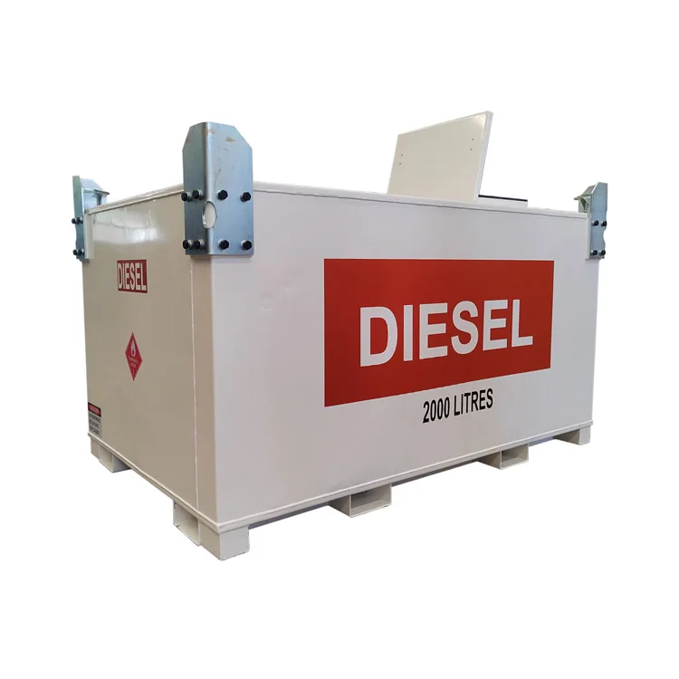 2000 Liter Custom Carbon Steel Bunded Double Wall Diesel Fuel Oil ...