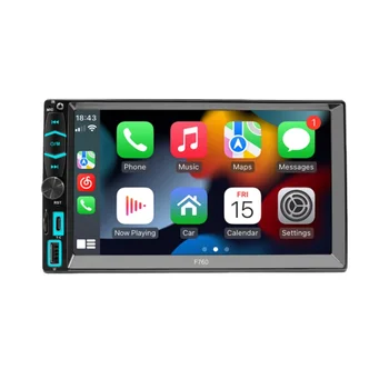 7 inch HD Wired Wireless Carplay Screen FM USB AUX TF Playback Wireless Android Auto Car Display Universal Multimedia Car Stereo