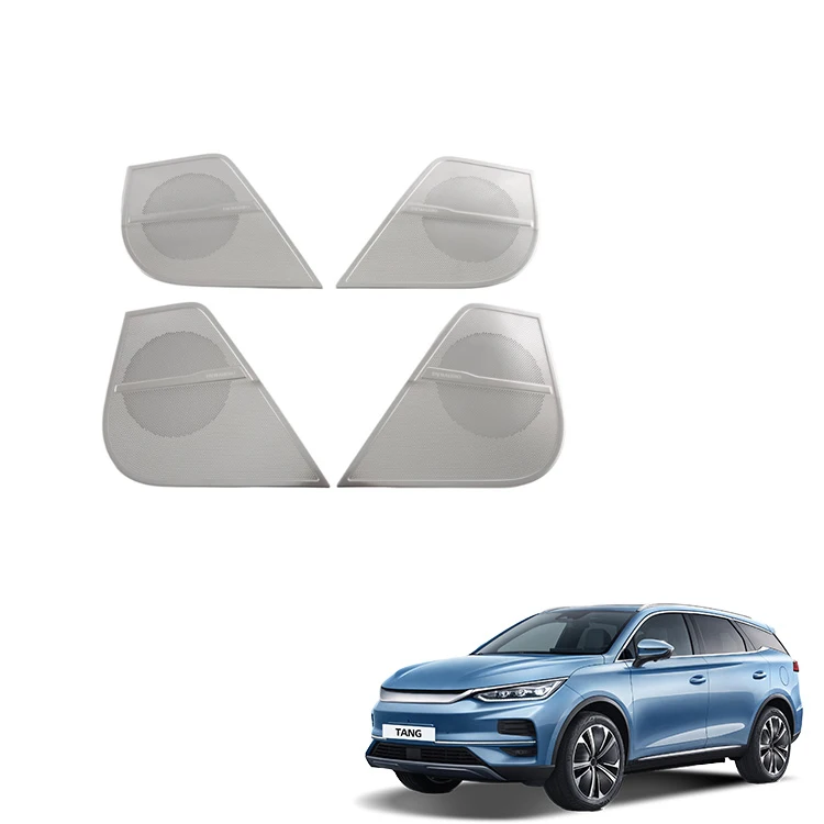 Interior Door Speaker Cover for BYD Tang Accessories Stainless Steel Speaker Tweeter Cover Car Interior Accessory