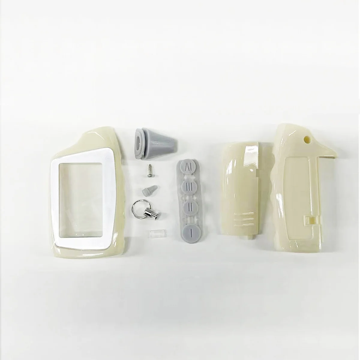 Белый без Шер-хан чехол Брелок для русской 5 2 Автомобильный пульт дистанционного управления ЖК-дисплей двухполосная Автомобильная сигнализация ЖК-пульт дистанционного управления M5 M902F/M903F Корпус Ключа