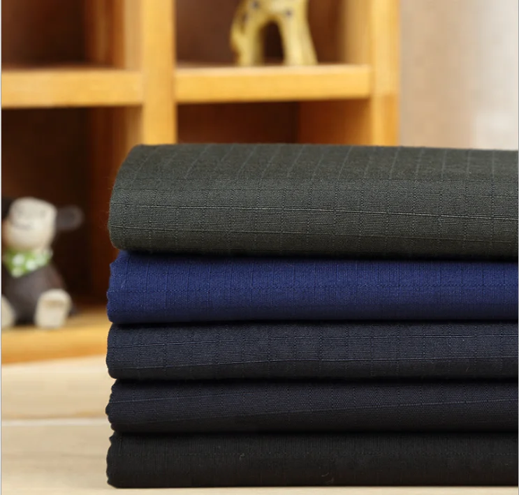 High Quality TC Stretch Polyester-Cotton Spandex Woven Poplin Fabric for Dresses and Bags High Quality Cotton Type