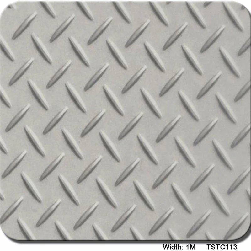 TipTopCarbon 3D Carbon Foil Silver Grey Bubble-Free 0.3 m x 1.52 m