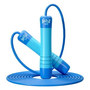 Hot Sell Wooden School Sport Products Colorful Wooden Handle Animals  Jumping Rope Skipping Rope Children