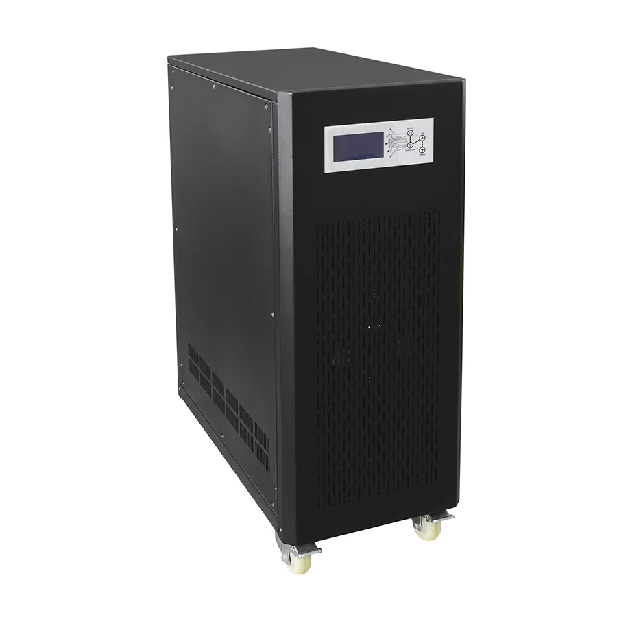15KVA 192VDC Input 50Hz 60Hz Output 3 Phase Inbuilt MPPT PWM Charge Controller Low Frequency Hybrid Solar Inverter