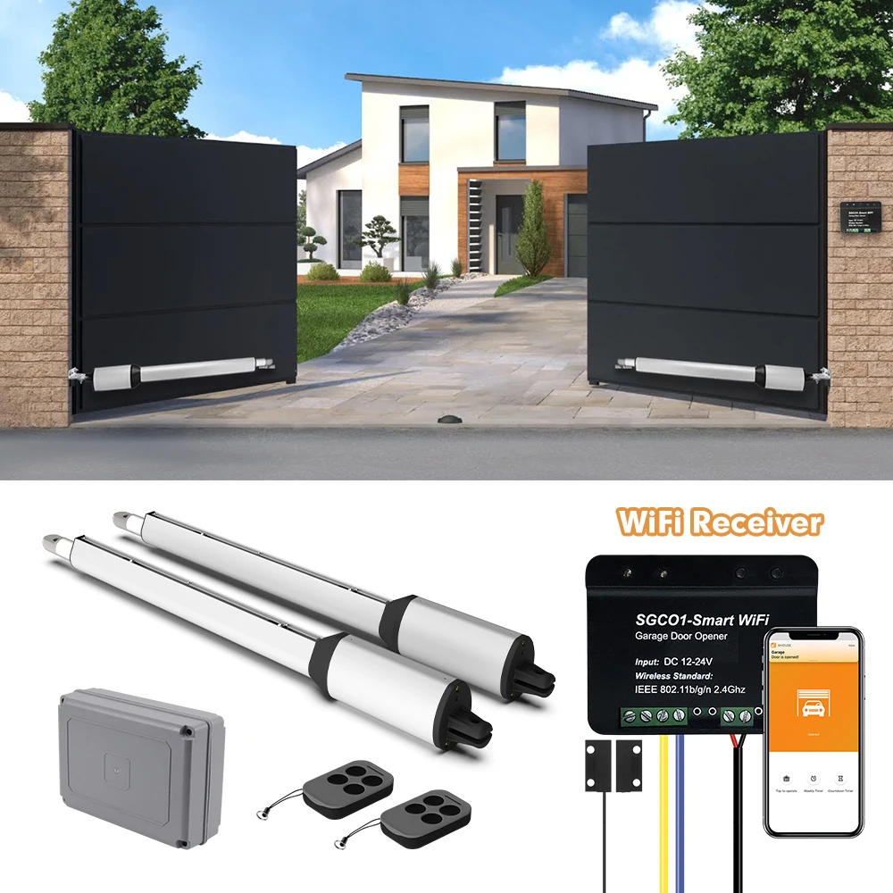 Security Solar Automatic Gate Opener With Keypad Solar Power Operated