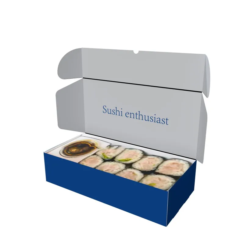 individuell gestaltete Lebensmittelqualität Sushi-Takeaway-Boxen-Lieferungen