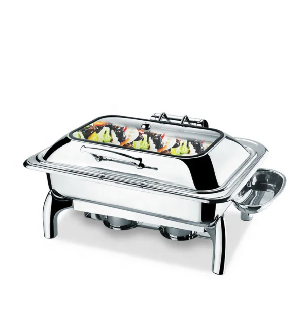 9 quart heat resistant retangular chafing