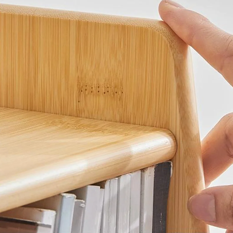 Wooden Bookshelf Book Storage Rack Floor Bookshelf Multilayer Article