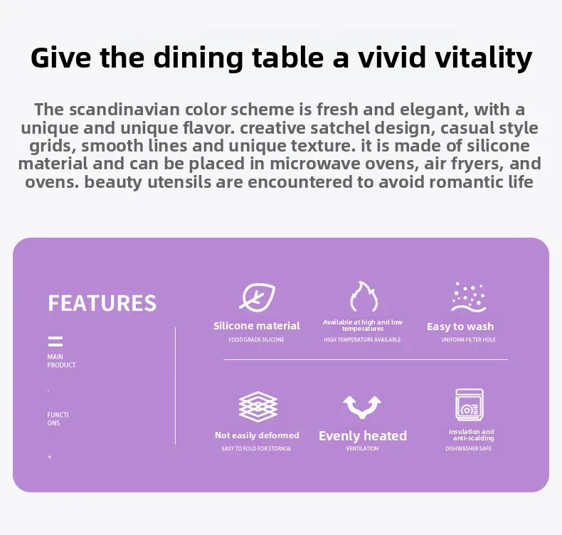 Household Square Thick Air Fryer Silicone Baking Tray Premium Quality Dish and Pan for Baking & Frying supplier