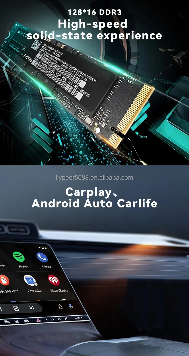 product tiypeor gps navigation motorcycle ipx7 waterproof moto tpms monitor system carplay display screen portable android auto monitor-4