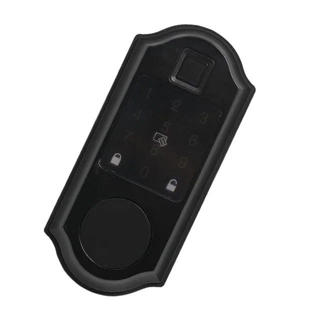 new code handle fingerprint wooden door lock