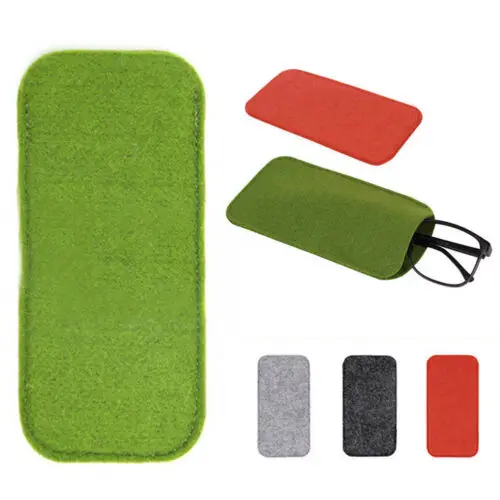 1pc Eyeglass Pouch Elastic Opening Portable Storage Bag Portable