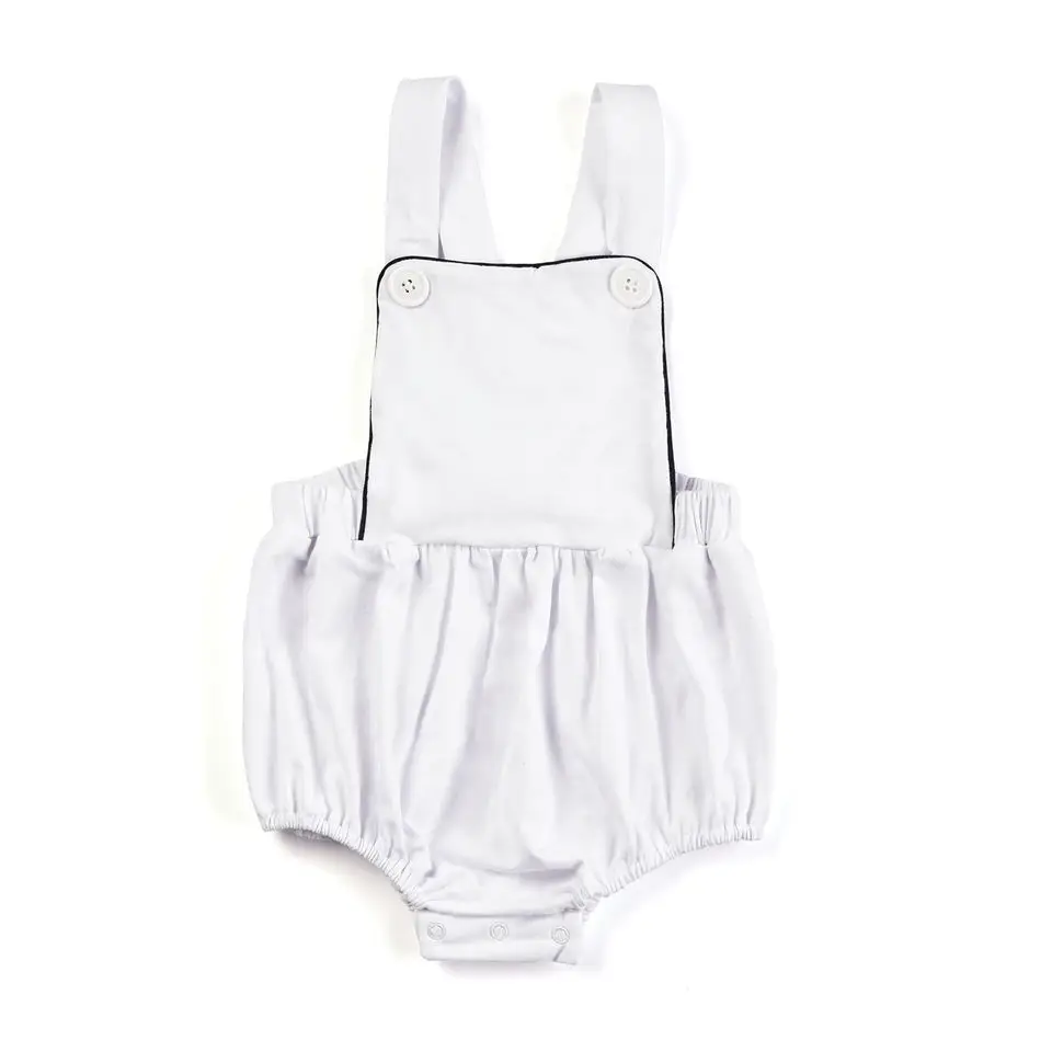 Soft Infant Baby Romper Blank Cotton Newborn Clothes Matching Toddler