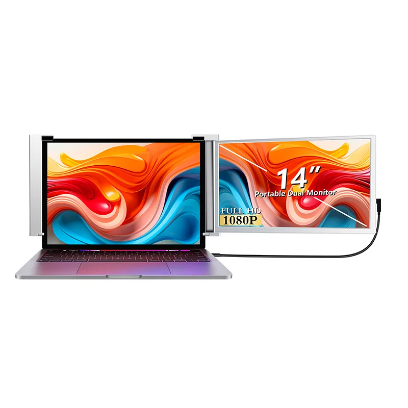 14 Inch Portable USB C Monitor for Laptop & HDMI Support