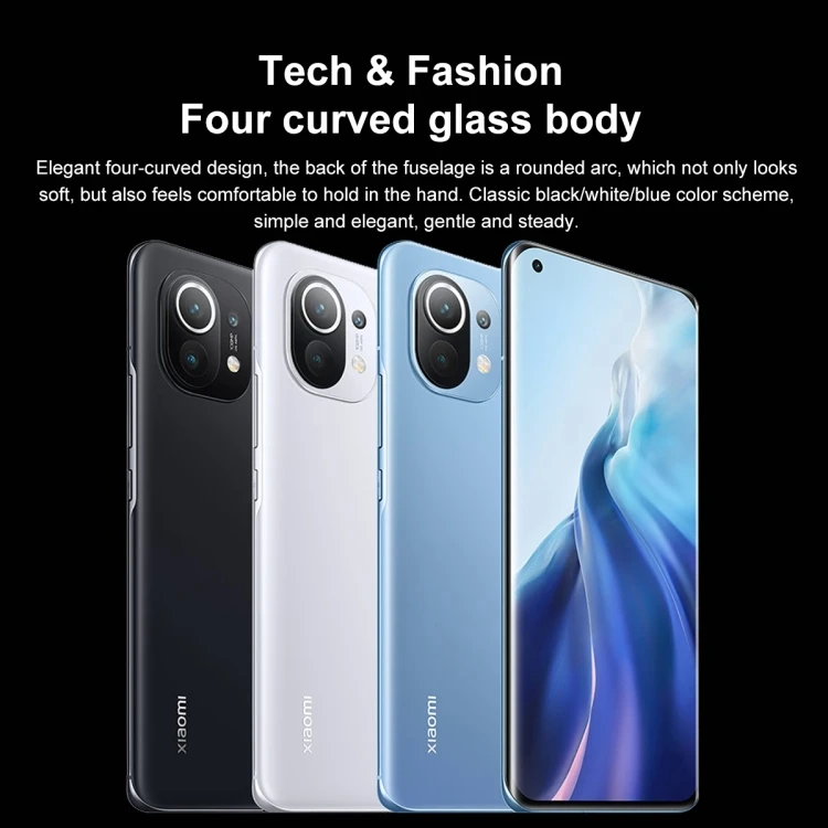 Китайская версия Xiaomi Mi 11 5g 108MP камеры «рыбий глаз» 8 ГБ 128 Гб Поддержка google play store телефон мовиль mi 11 Чехол для мобильного телефона чехол для мобильного телефона