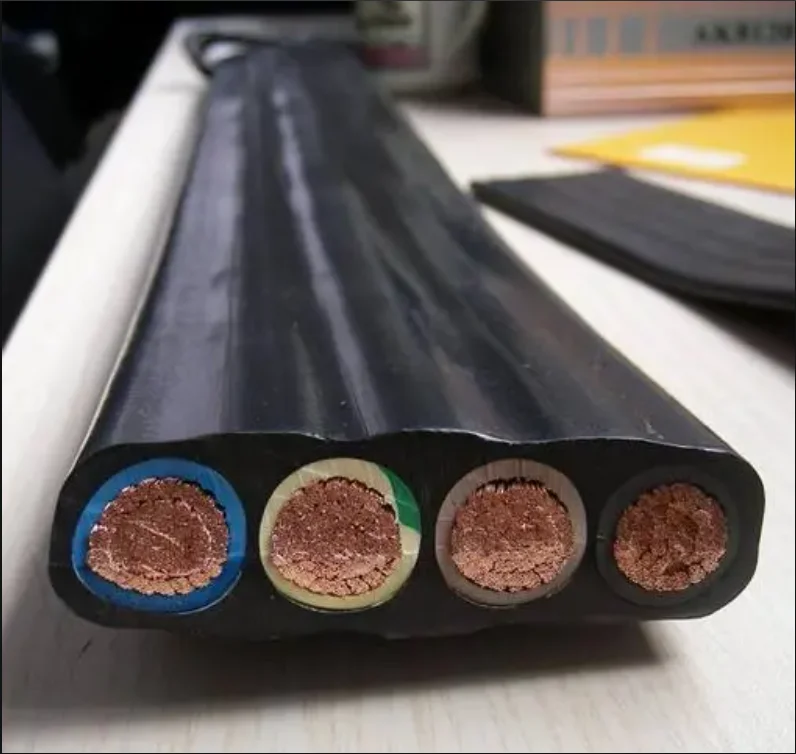 Factory direct sale H07VVH6-F 450/750V Copper Rubber Insulated Low Voltage Flat Flexible Cable,YVFB YVFBG YVFBP P Cable