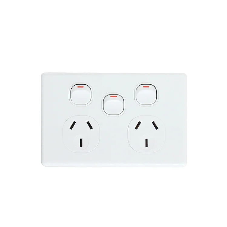 Igoto Hot Sale SAA Approval Australia New Zealand Standards Electrical Power Point Wall Switch