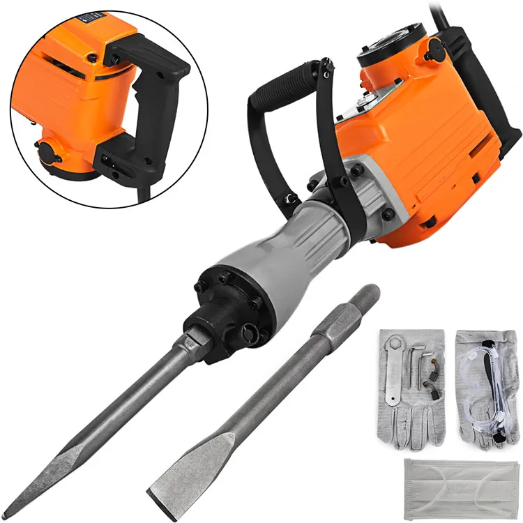 2 Chisels Electric Jack Hammer Drill 