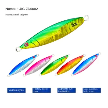 CHEERY Wholesale Lead Metal Jig Lure Bait Bare Plate Long-Range Shore Cast 40g-100g Mackerel Fishing – Metal Jig – view 5