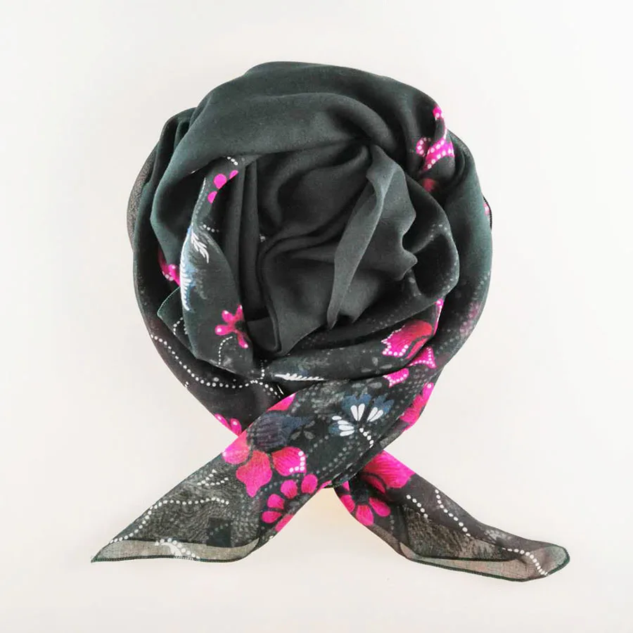 
 polyester voile fabric for printing tudung and square scarf  