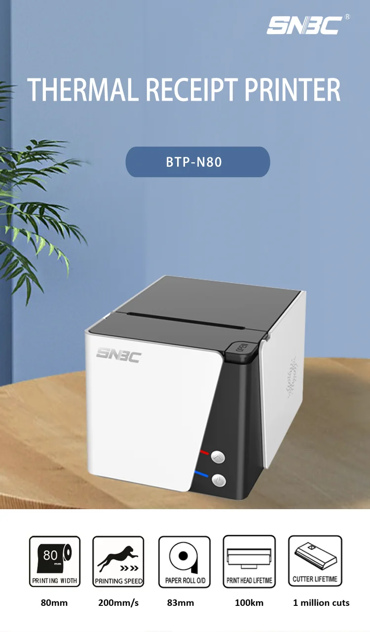 Thermal Receipt Snbc BTPN80 Pos 80 Thermal Driver Pos Printer Thermal