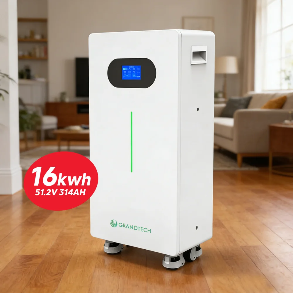 системи сонячного літій-іонного акумулювання, літій-акумулятор, 16 кВт·год, 51,2 В, літій-залізо-фосфатний (Lifepo4) акумулятор, акумулятор для фотогальванічних систем зберігання енергії