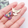 Pink Hummingbird 19x21mm