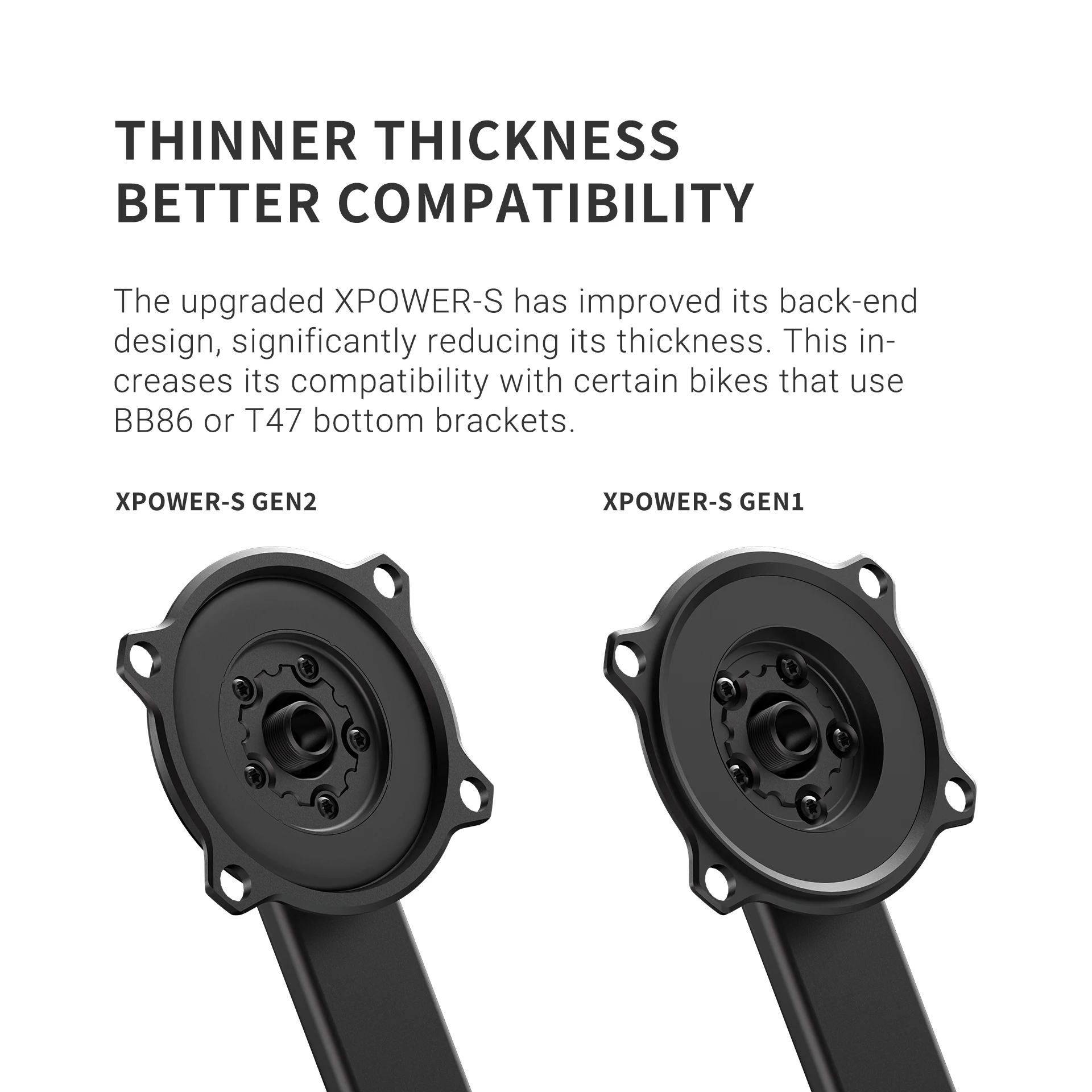 XCADEY クランクセット POWER メーター 104BCD 110BCD 34-42T 4H 5H