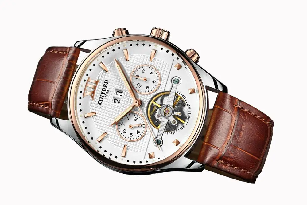 Kinyued Factory Watches High Quality Automatic Tourbillon