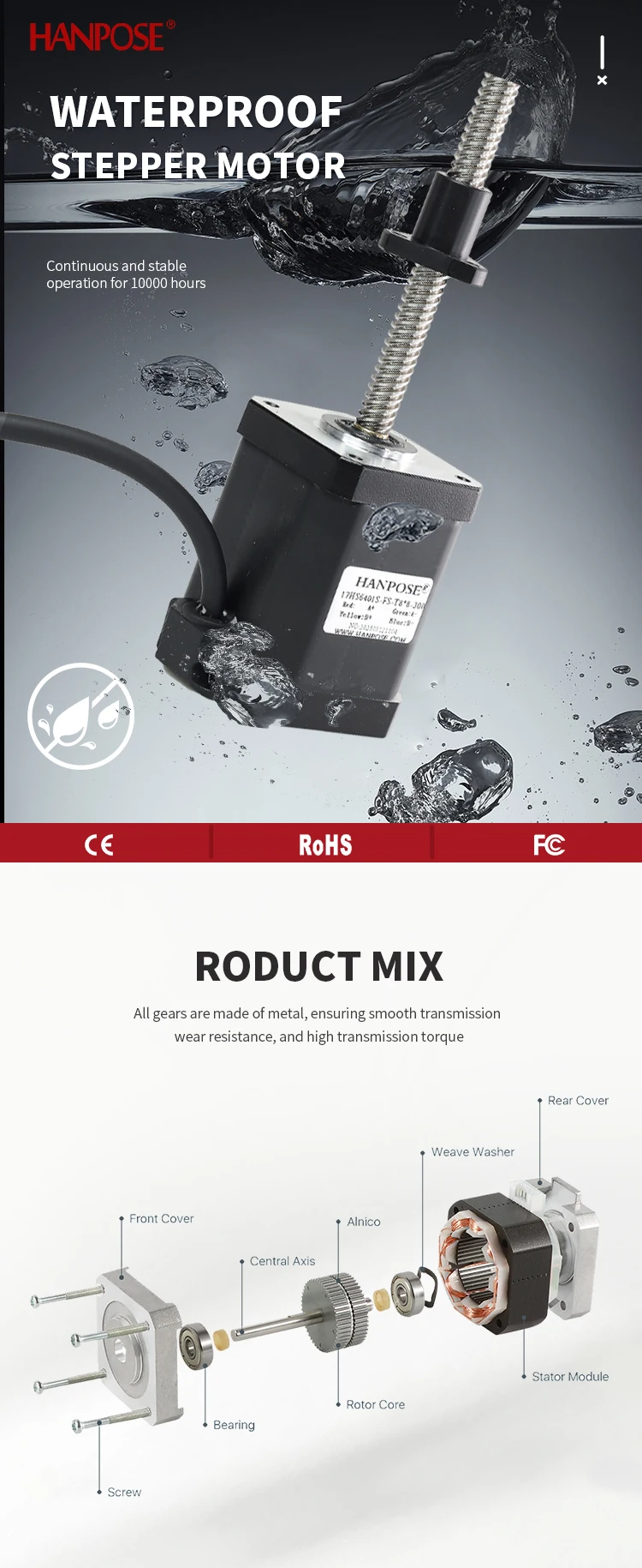 8mm for 3d printer nema17 screw stepper motor-2