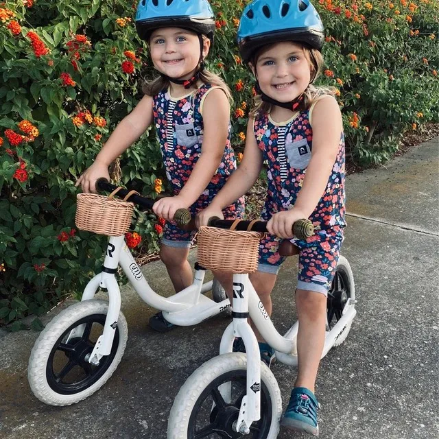Cute Mini Bike Rattan Basket for Kid, Baby