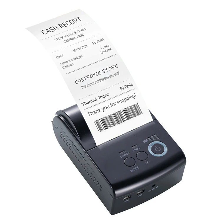 Mini Mobile Printer Usb Portable bluetooth and Paper Roll for Mobile
