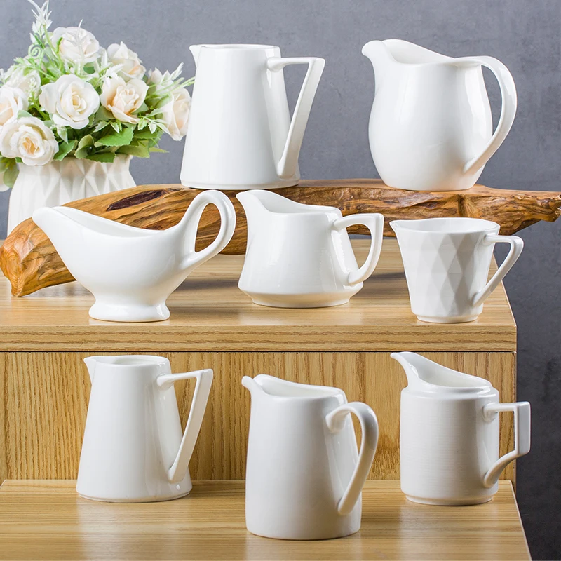 Brocca In Ceramica A Forma Di Mucca: 40 Ml Per Latte, Caffè, Panna E Salse - YARNOW