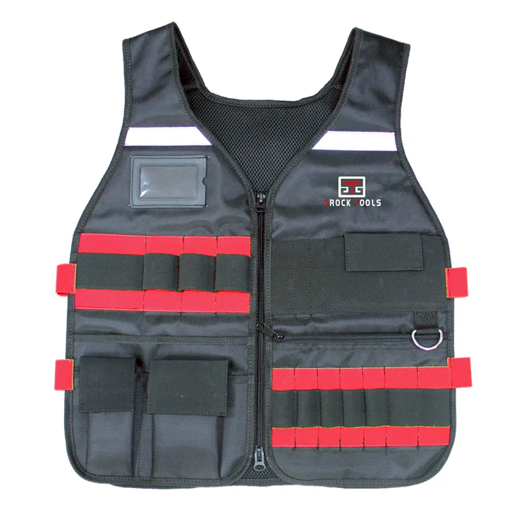 new style hot selling polyester Cleaning Storage Mechanical Detailing tool work vest