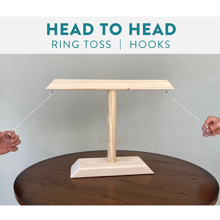 Hooks Ring Toss Handcrafted Craggy Games Ring Toss With Shot Ladder