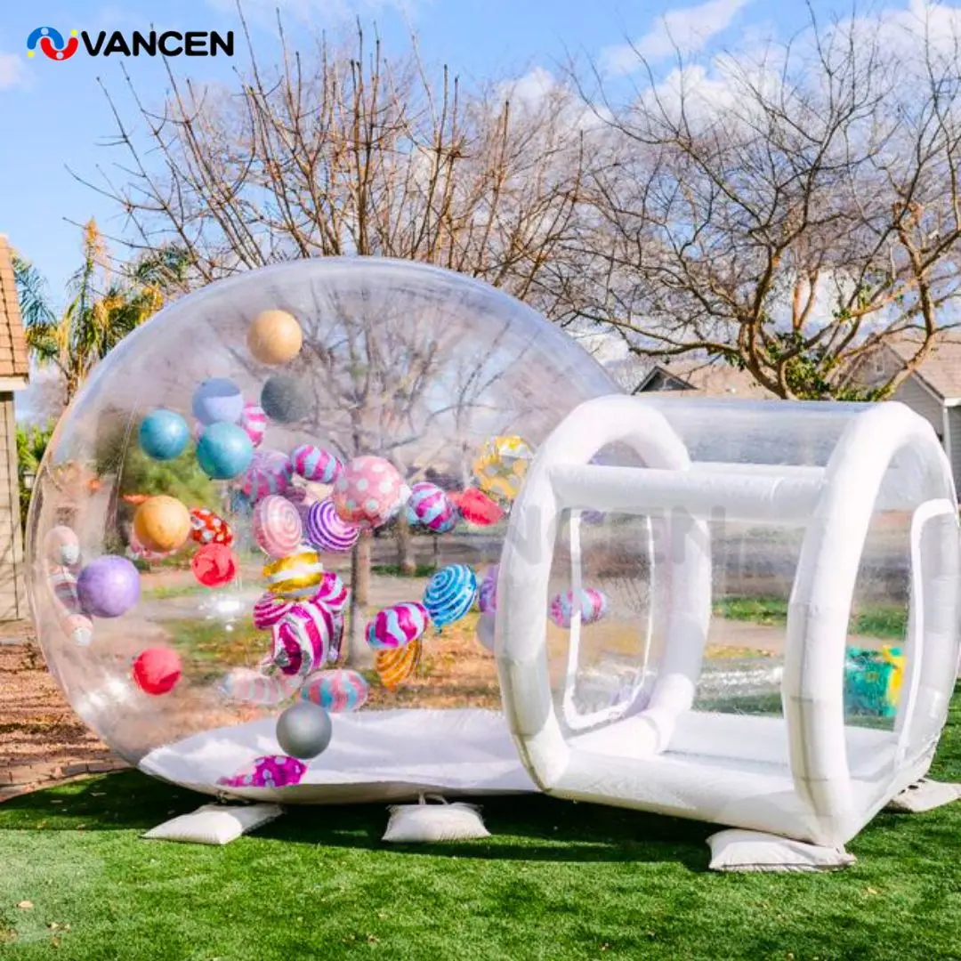 VANCEN Hot Sale clear Transparent Tent Inflatable Bubble Bounce House  Inflatable Bouncing Bubble House Balloons for Kids Party