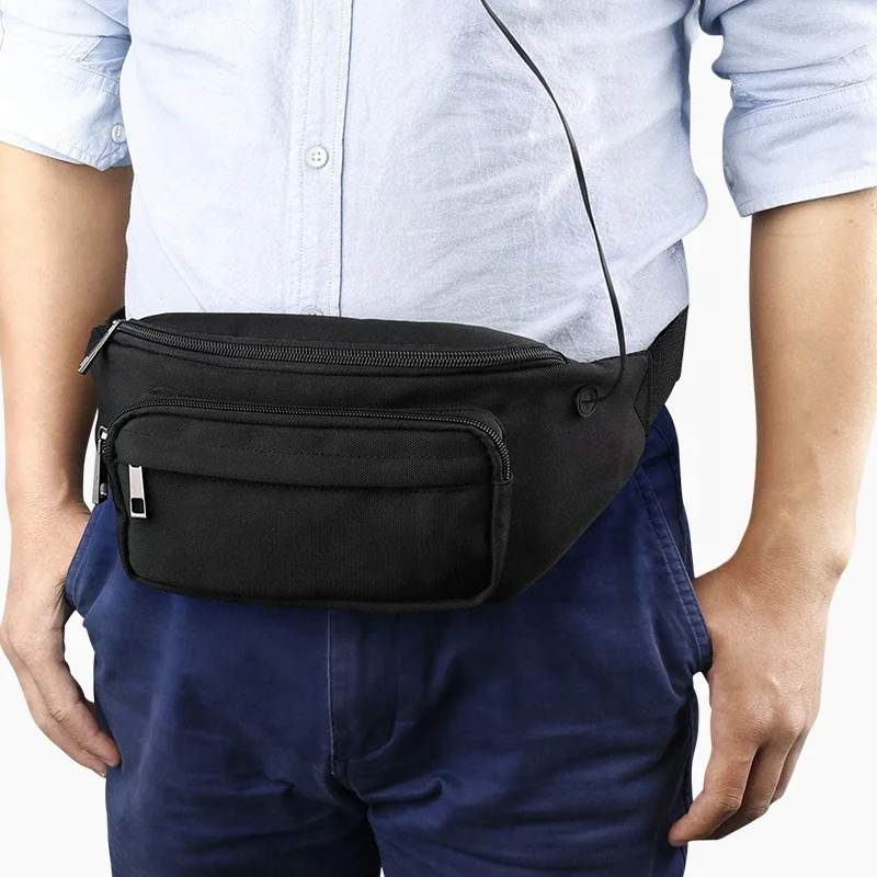 Custom Sports Causal Outdoor Nylon Travel Men Bum Bag